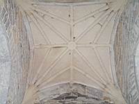 Clonfert - Cathedrale romane - Plafond de l'entree